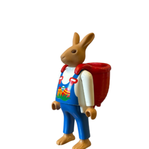 playmobil rabbit with basket 1