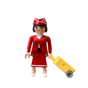 playmobil flight attendant