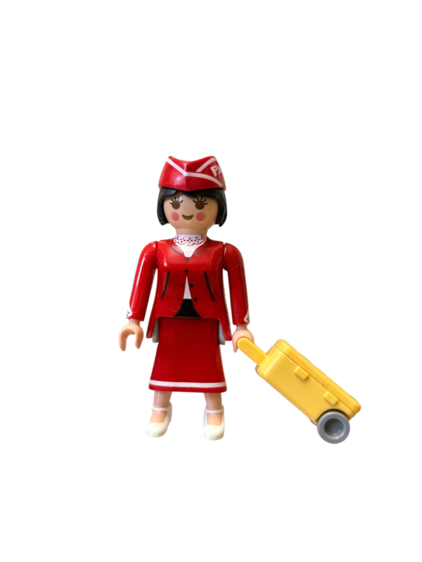 playmobil flight attendant