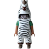 playmobil girl in zebra costume